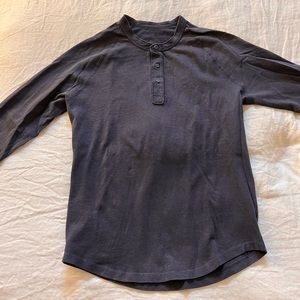 Save Khaki Cotton Henley
